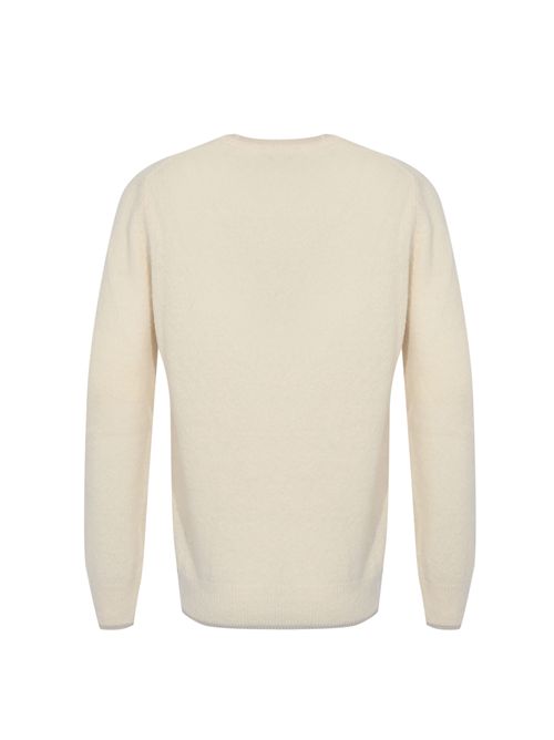 Maglione in misto lana Latte Alpha studio | AU-3172C1003